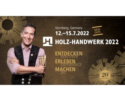 Change of date: HOLZ-HANDWERK 2022 will take place in July