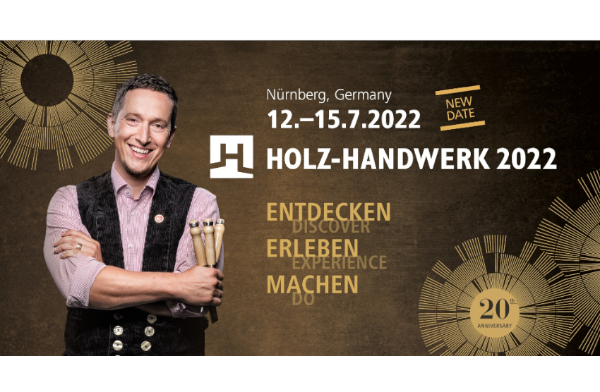 Change of date: HOLZ-HANDWERK 2022 will take place in July
